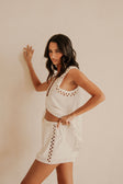 Soraya Tie Shorts - White