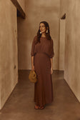 SAMPLE-Eira Dress - Chocolate