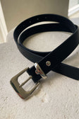 Black Buckle Thin Style Kalani Belt