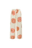 Beige Nomisma Sea Shell Print Drawstring Rosalee Paints