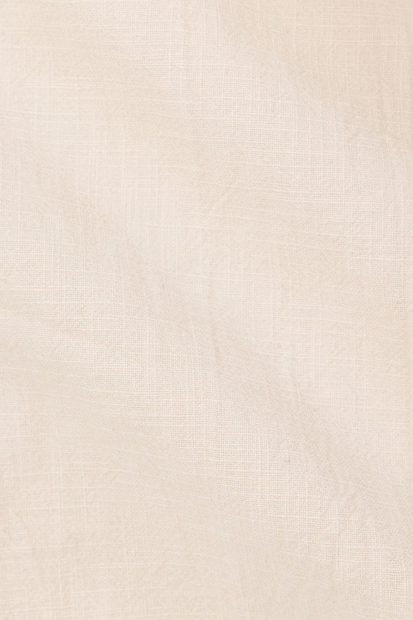 Beige Strappy Front Tie Rosalina Top