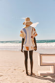 Orange Estivo Dusk Print Button Up Francesca Shirt