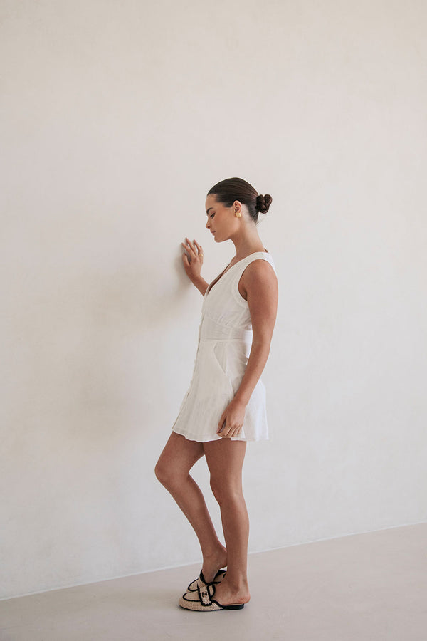 Shaeleagh Mini Dress - White