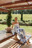 Blue Bouquet Blu Print Brooklyn Trouser Pants
