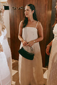 SAMPLE-Melena Dress - Beige Flower