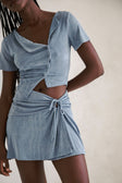 Gazelle Mini Skirt - Blue