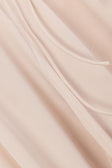 Beige Silky Elastic Drawstring Koda Pants