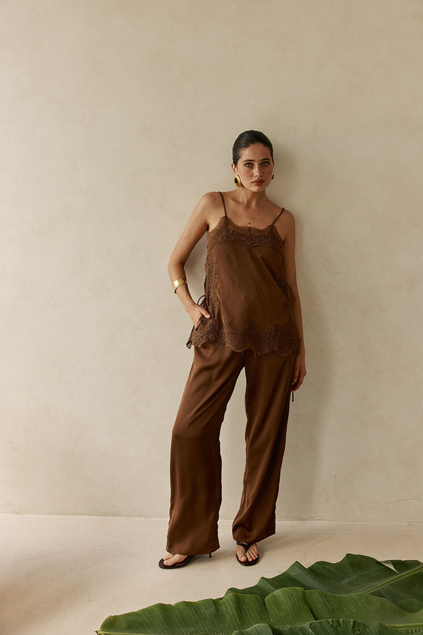 Amalia Pants - Chocolate