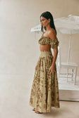 Yumi Skirt - Ancienne Green