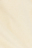 Cream Ribbed Cutout A-Line Bronte Top