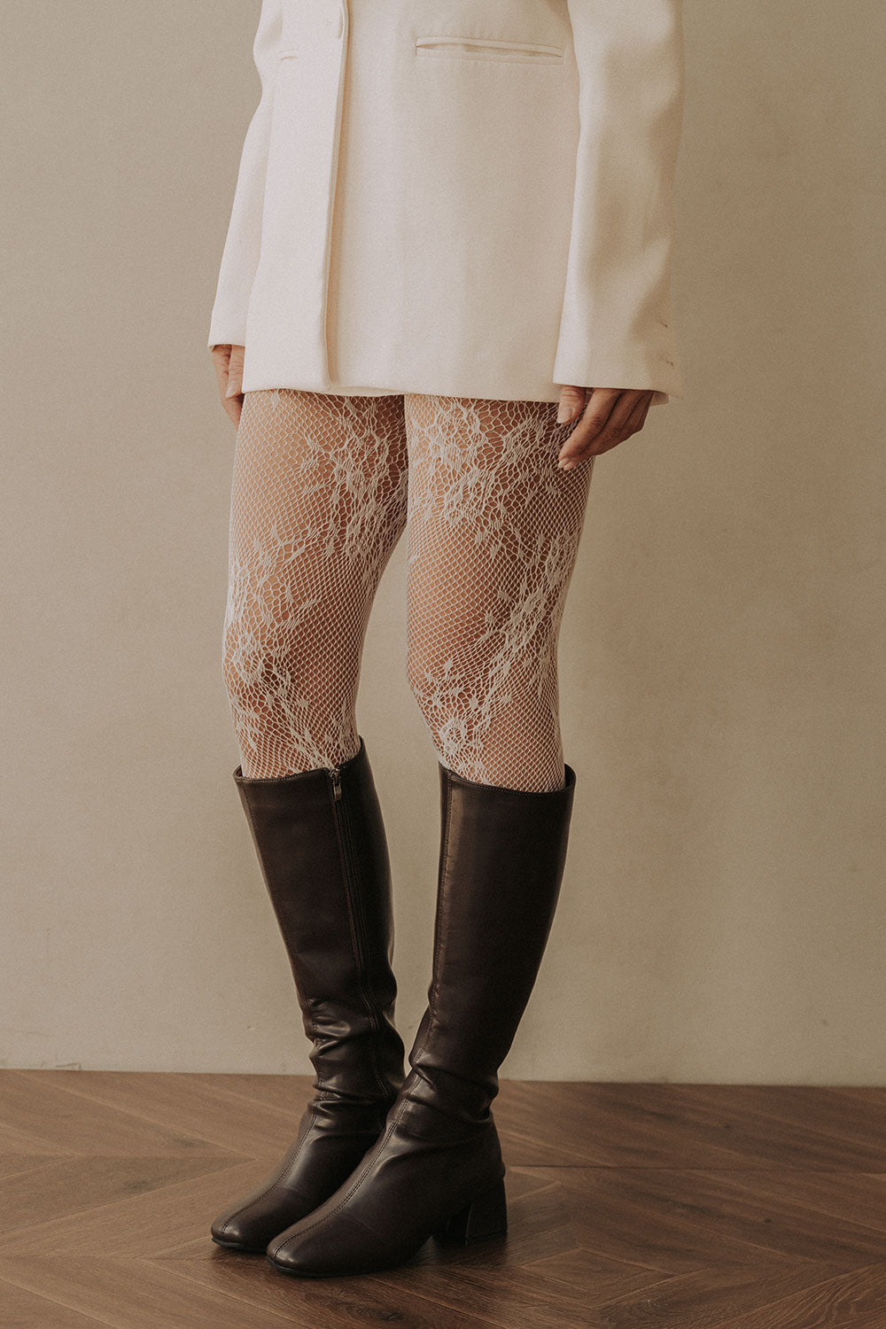 Lima Stockings - White