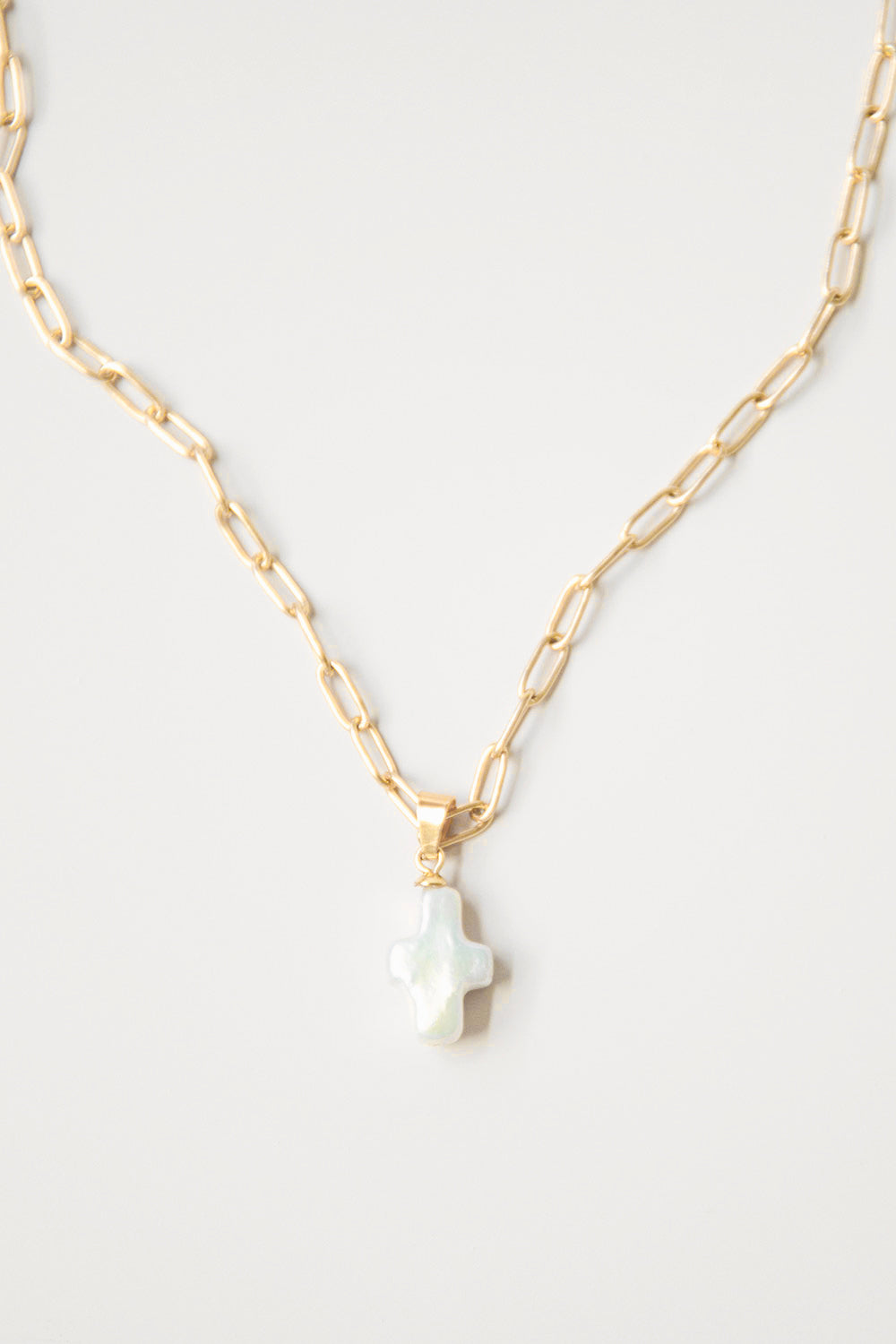 Adina Necklace Gold Cross