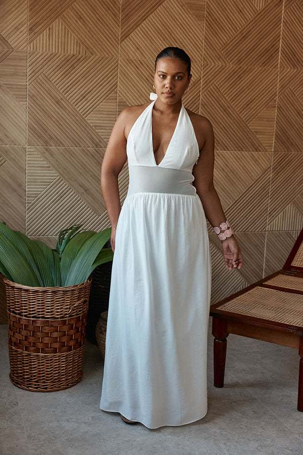 SAMPLE-Arletta Dress - White