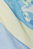 Diaz Mini Wrap Skirt - Theotokos Ocean Blue White Green