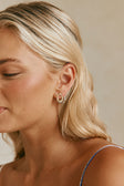 Gold and Silver Two-Toned Gia Layered Earrings