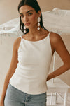 Illaria Top - White Bead