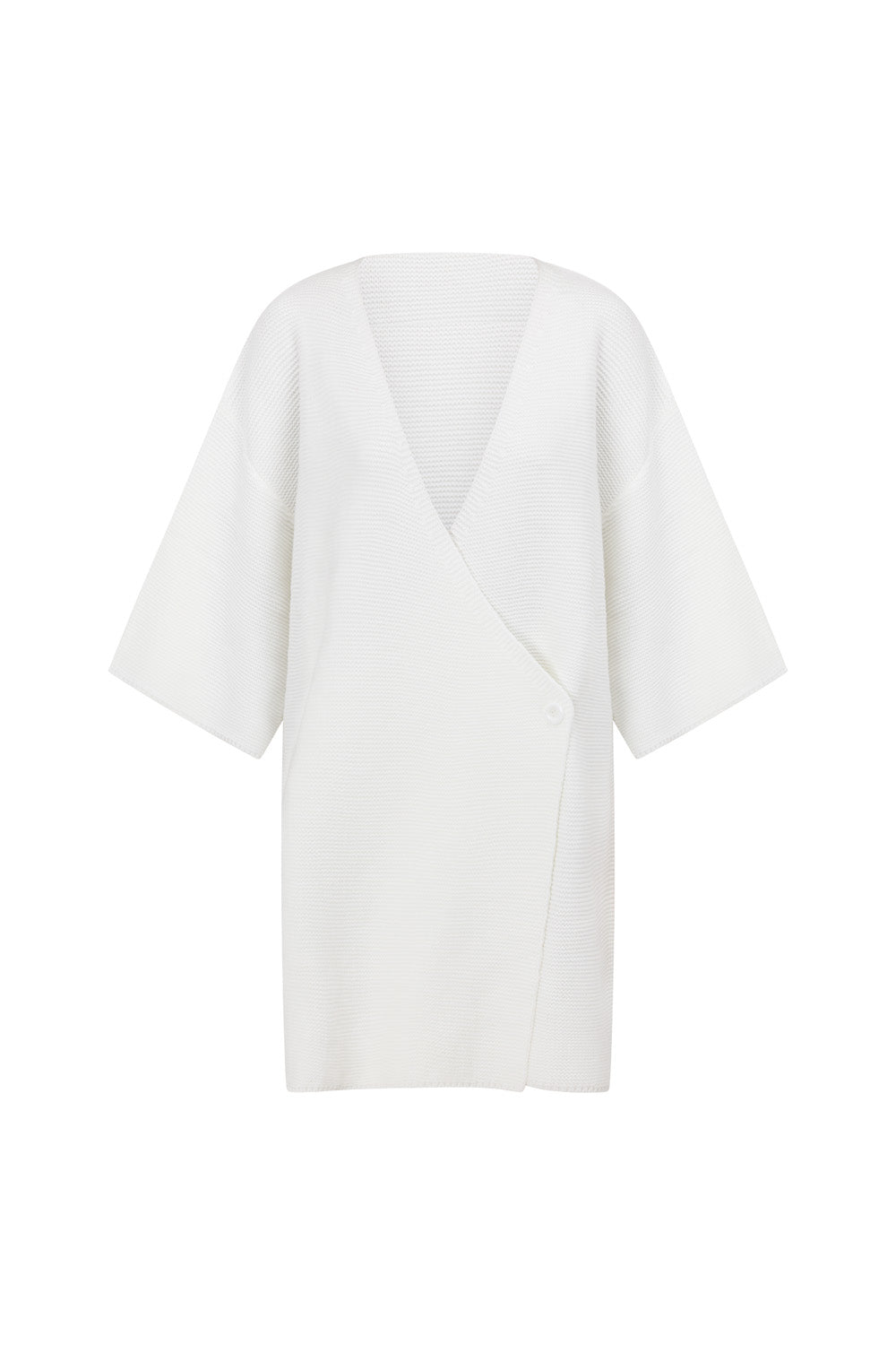 White Wrap Mini Jessie Wrap Dress