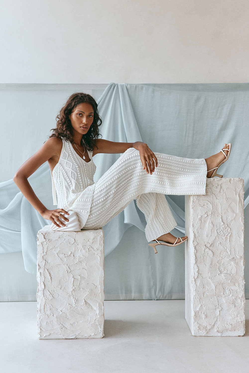 SAMPLE-Azari Pants - Cream