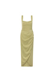 Green Split Midi Noah Midi Dress
