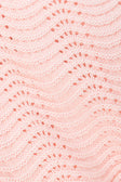 Blush Pink Wave Knit Short Sleeve Leah T Shirt Top