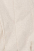 Beige Linen Blend Strapless Gathered Isa Top