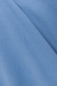 Blue Pleated Full Maxi Flore Dress