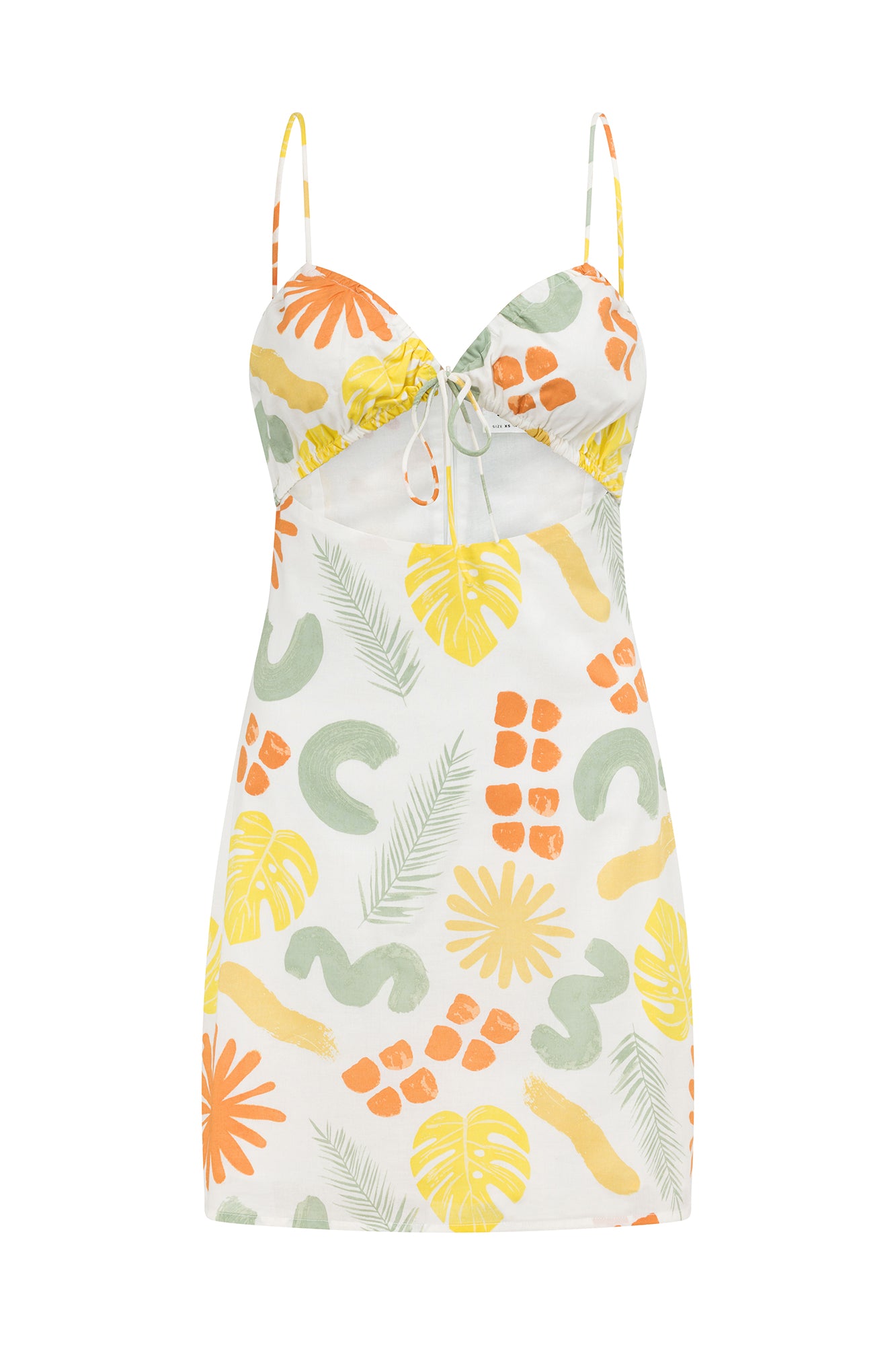 SAMPLE-Emelie Dress - Desert Leaf
