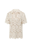 Ivory Crochet Kalila Crochet Top