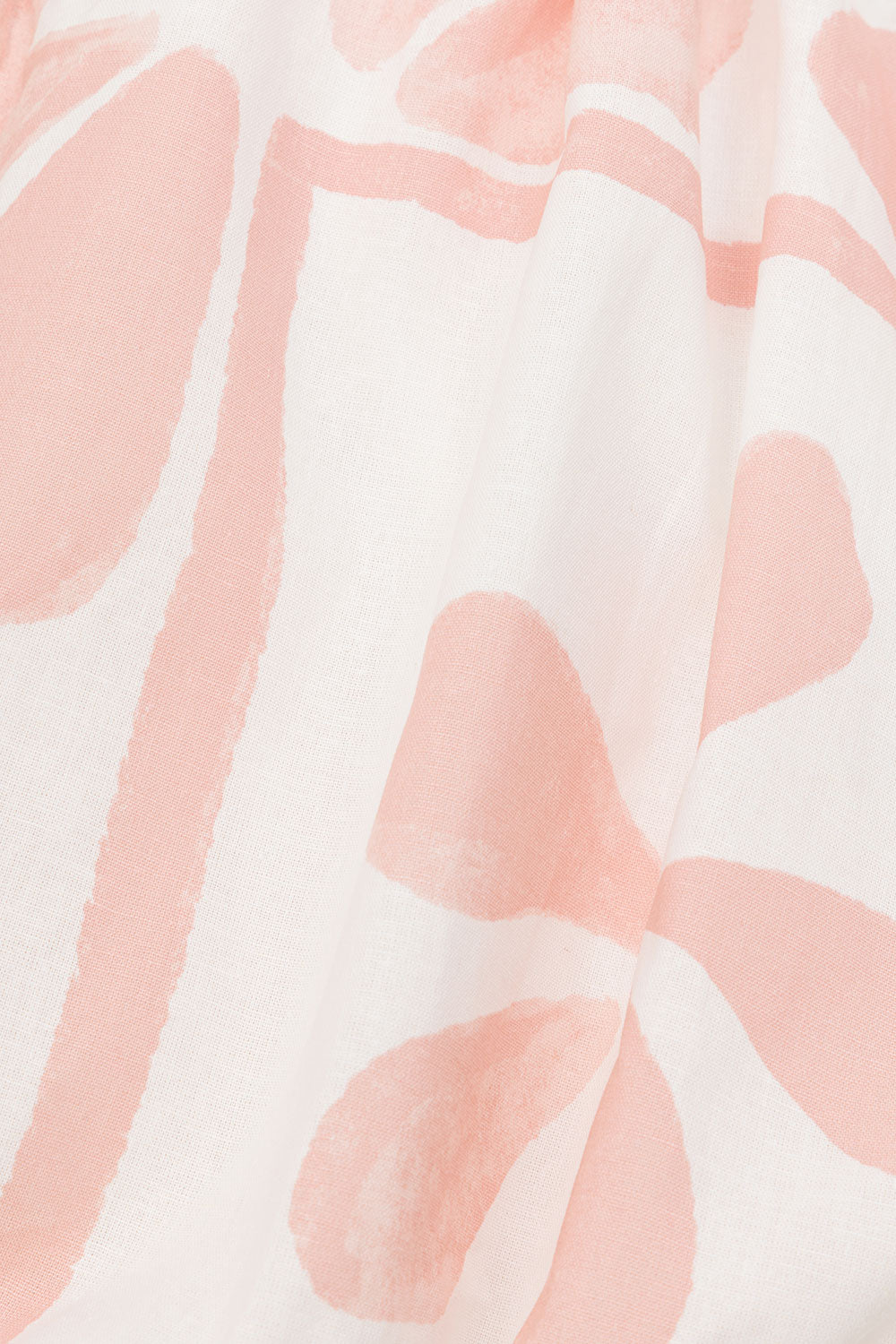 Pink Petal Patch Print Strapless Mini Kaiori Dress