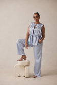 SAMPLE-Juliette Pants - Blue
