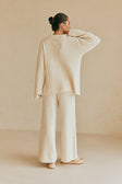 Beige Knit Long Sleeve Mara Top
