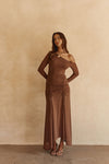 Callista Dress - Chocolate