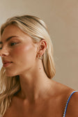 Gold and Silver Two-Toned Gia Layered Earrings