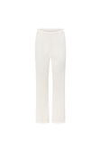 White Crochet Knit high Waist Milana Pants