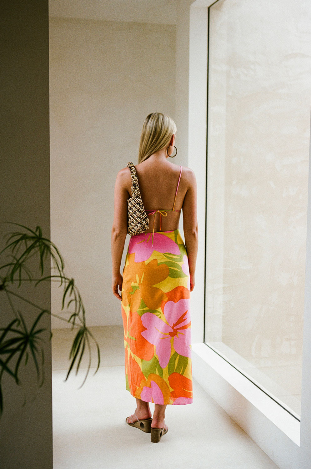 SAMPLE-Monaco Skirt - Hibiscus