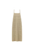 Khaki Green Panel Maxi Daleyza Dress