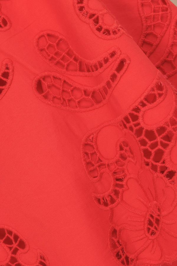 Chalina Backless Maxi Dress - Red