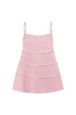 Blush Pink Strappy Panel Tamar Top