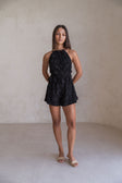 SAMPLE-Adira Playsuit - Black