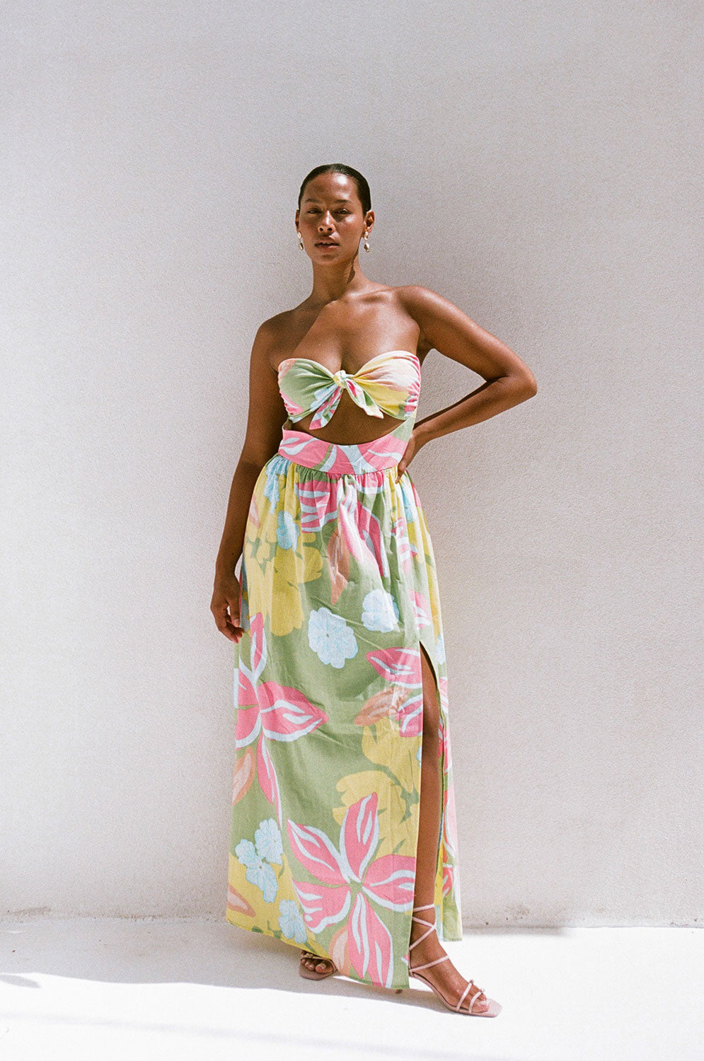 Dulce Cutout Maxi Dress - Green