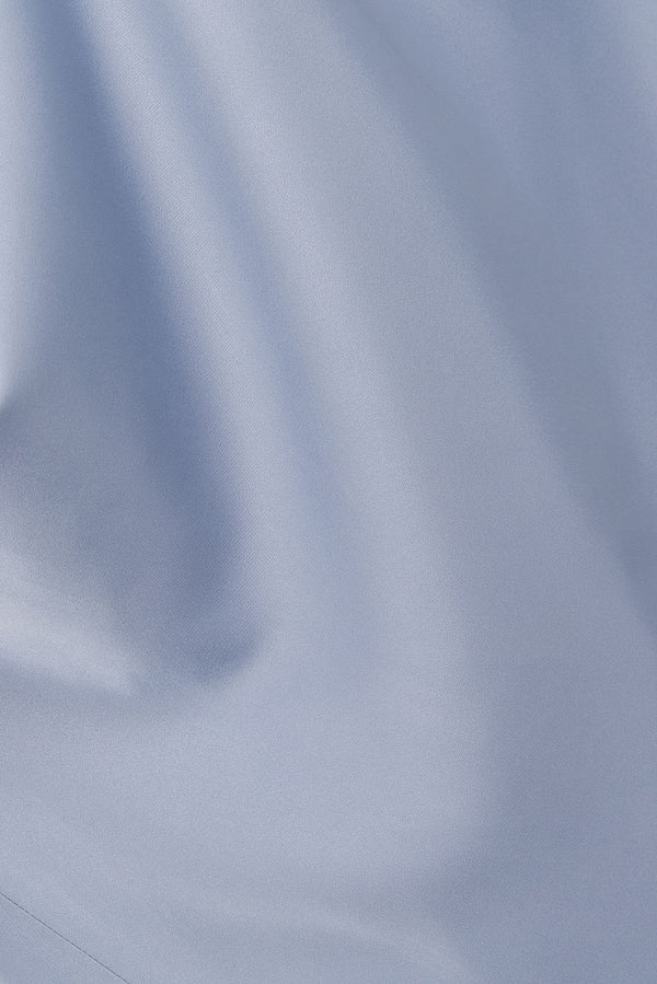 Blue High Waist Pleated Maxi Hailey Skirt