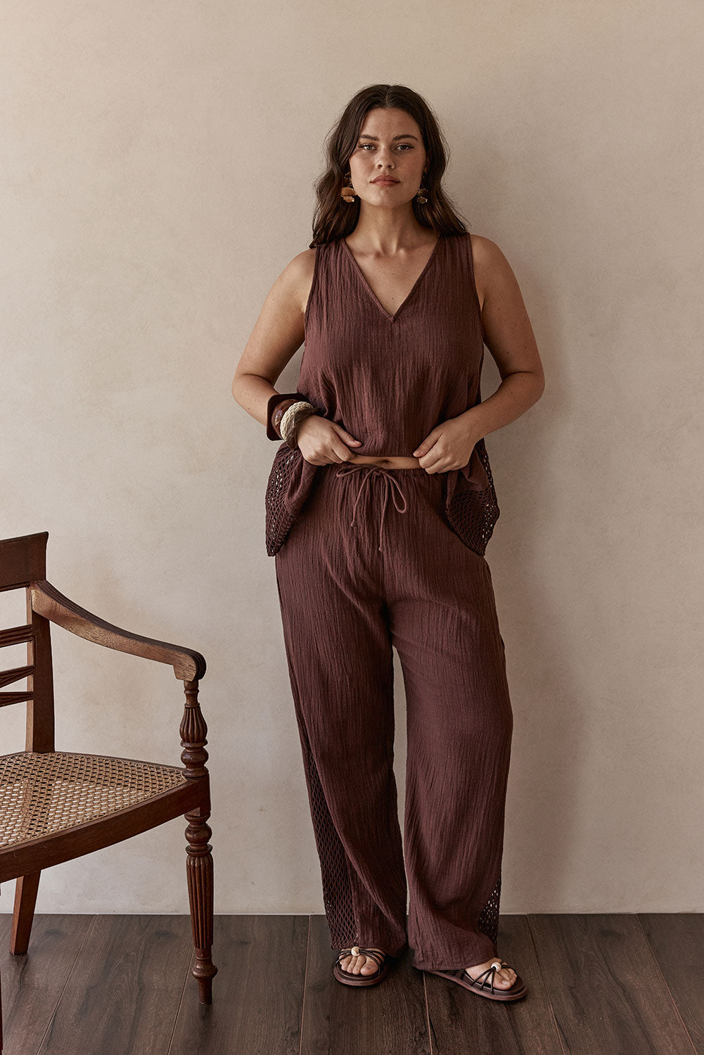 Dita Pants - Chocolate