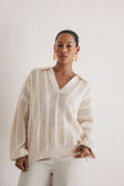 Camino Knit Sweater - Beige