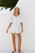 SAMPLE-Leta Shorts - Santorini