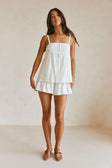 Farah Elasticated Tie Shorts - White