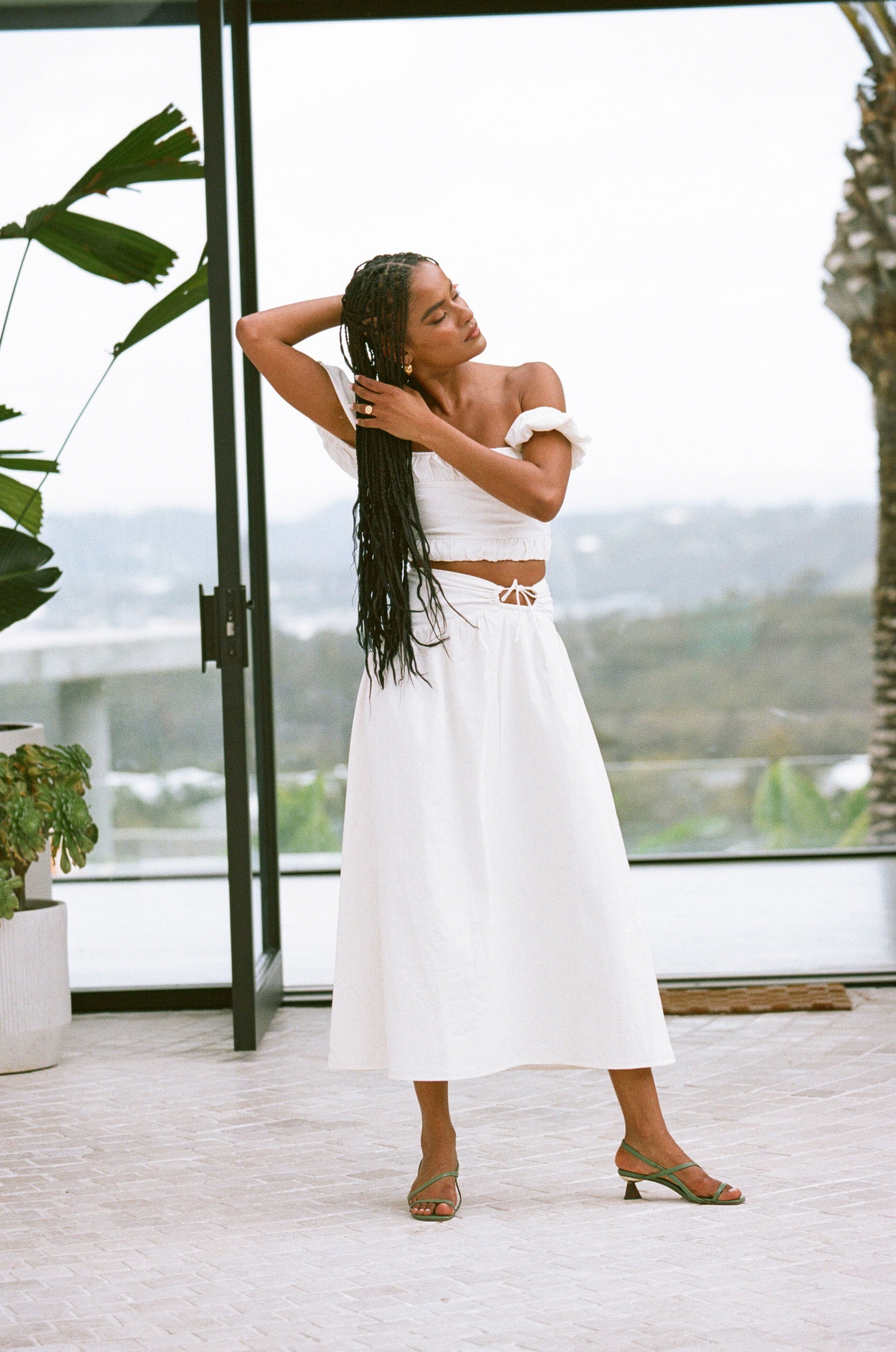 SAMPLE-Dahana Midi Skirt