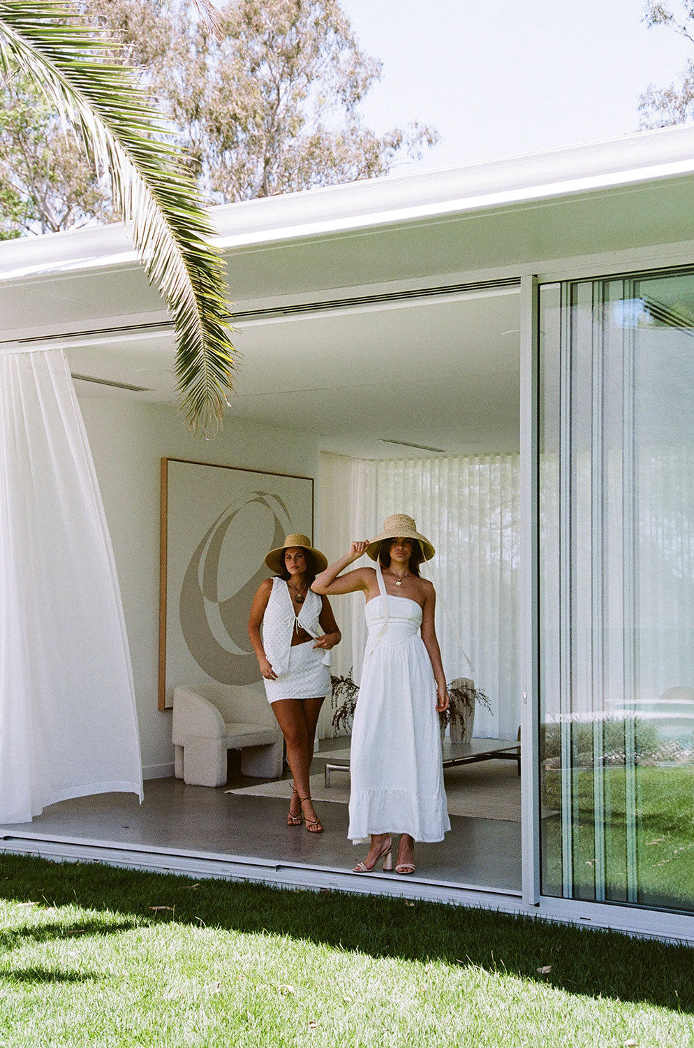 Kenna Strapless Maxi Dress - White