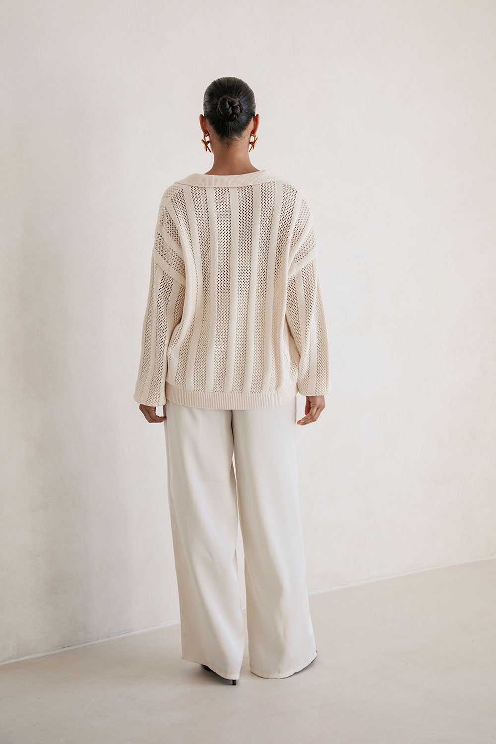 Camino Knit Sweater - Beige