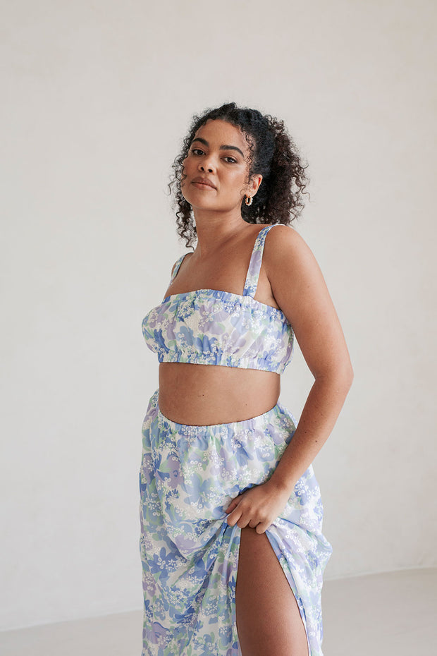 Venesa Top - Juniper Floral