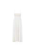 White Strappy Babydoll Maxi Mersy Dress